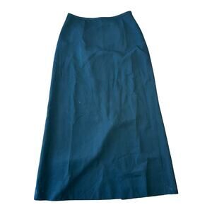 Bass long black Midi Maxi skirt ankle length professional office size 4.